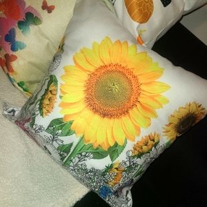Handmade plush throw pillow